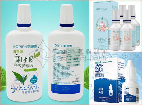 護理液灌裝機灌裝樣品展示