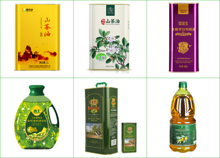 山茶油灌裝機灌裝樣品展示